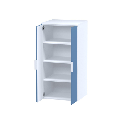 Шкаф распашной с 2 дверьми и 3 полками ПИКСИ, 60х57х120, озорной василек