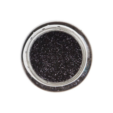 глиттер 20г , в баночке, цвет черный