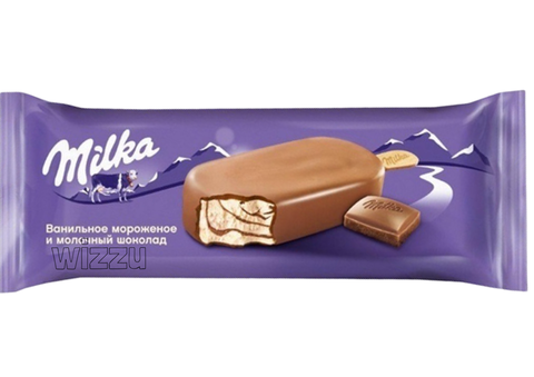 Мороженое Милка Эскимо сливочное 90г, шт