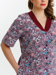 4534 Халат на пуговицах