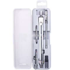 Готовальня 5 предметов (циркуль+вставка, рейсфедер, удлинитель, грифели)