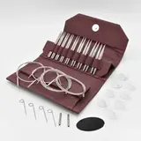 Lykke Набор укороченных съемных спиц Flight Standard 9 см 9 пар Maroon
