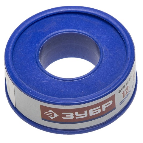 ЗУБР 0.1 мм х 12 мм х 15 м, 0.16 г/см3, ФУМ лента (12373-12-016)