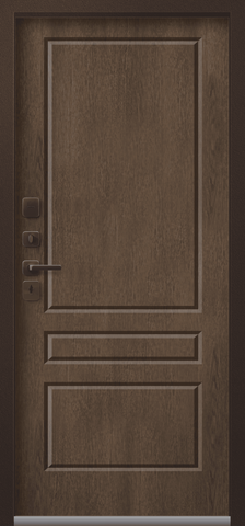 Термодверь входная Центурион Т-6 (2026), 2 замка, 1,4 мм металл, (шоколад букле+миндаль) #3