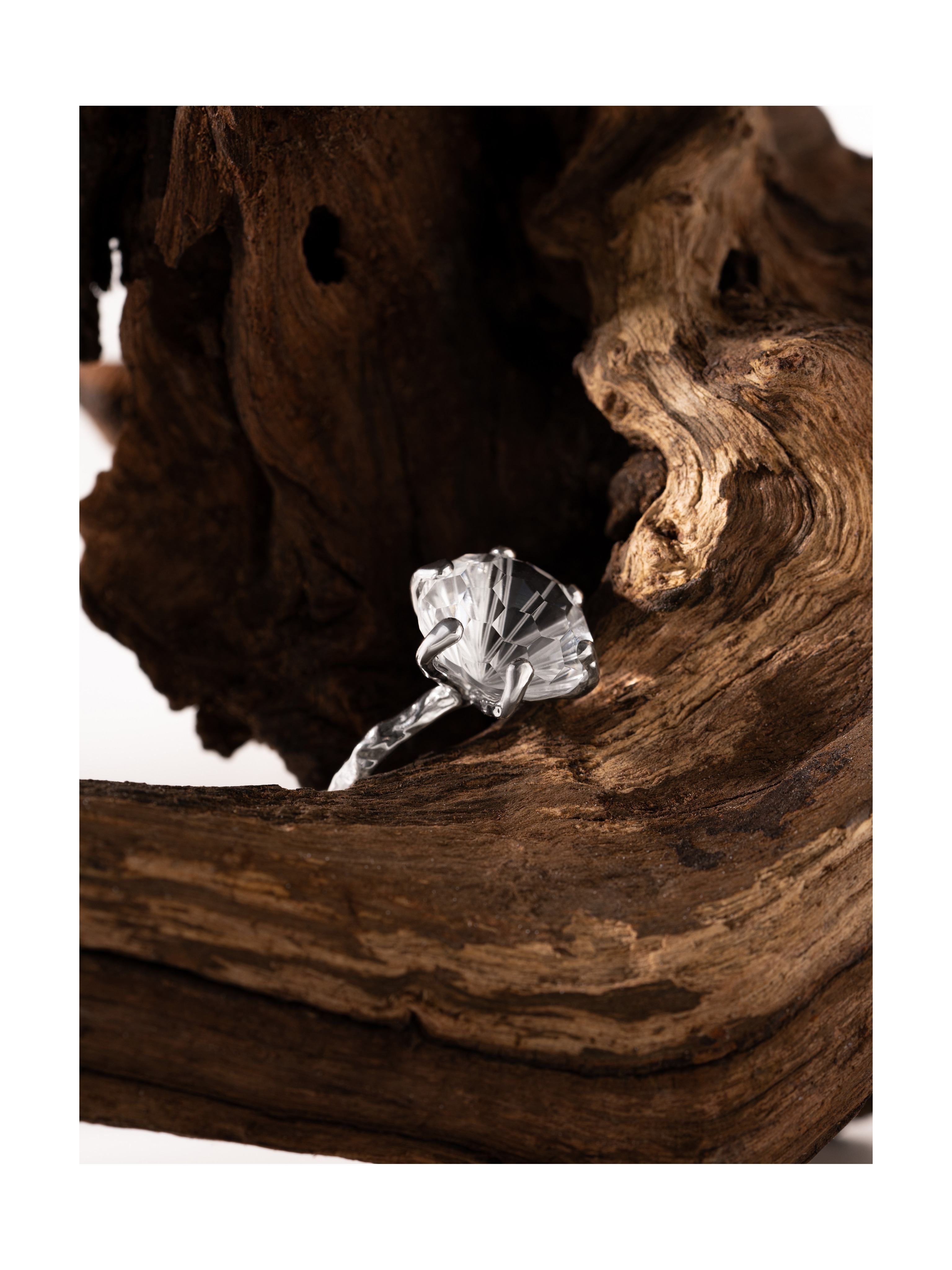 Кольцо Фацелия Белая