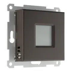 Терморегулятор с датчиками температуры пола и воздуха Comfort ECO/ON31 16А 250В, программируемый, коричневый матовый LIREGUS