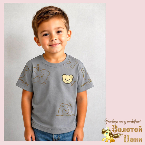 Футболка хлопок м (2-5) 260416-N640