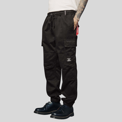 Брюки Alpha Industries Cotton Jogger Black (черные)