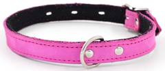 ЗооЭкспресс ошейник Color Line фетр розовый 10мм 19-25см