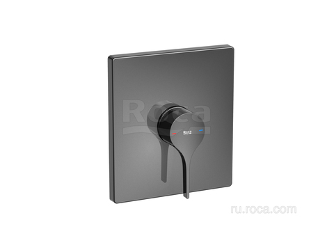 INSIGNIA Смеситель для душа скрытого монтажа (для установки с RocaBox A525869403), Titanium Black Roca 5A2B3ACN0