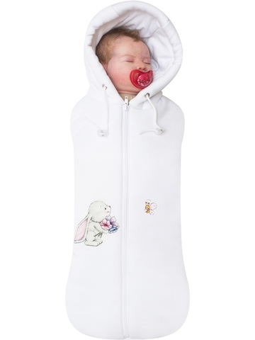 Теплая пеленка-кокон "Наш зайчонок"