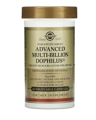 Solgar, Advanced Multi-Billion Dophilus, пробиотик, 60 растительных капсул