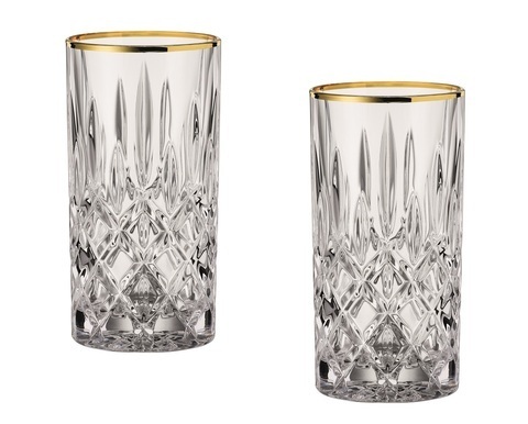 Набор стаканов высоких 2шт 375мл Nachtmann Noblesse Gold