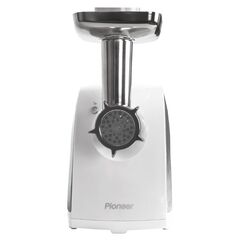 Мясорубка электрическая Pioneer, MG109, 1800 Вт, реверс, 1.8 кг/мин, металл, пластик, 4насад, для ко
