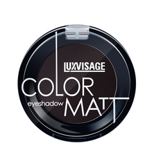 LuxVisage Тени для век COLOR MATT, тон 15 deep black 1.5г