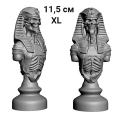 Силиконовый молд Шахматная фигура Мумия Большая