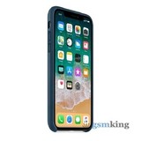Leather Case iPhone X/XS Cosmos Blue «Космический синий»