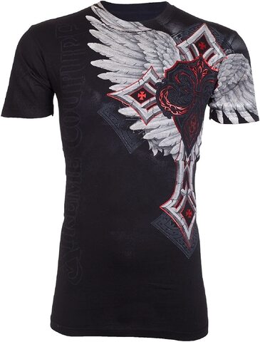 Xtreme Couture | Футболка мужская LAST BLOW Black X1242 от Affliction перед