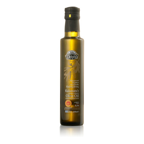 Оливковое масло нерафинированное первого холодного отжима Каламата Delphi 500 мл