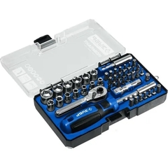 ЗУБР Компакт-47, 47 шт, отвертка-битодержатель с насадками, Профессионал (25283-H47)