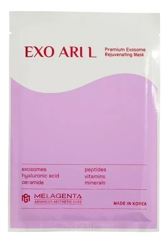 Тканевая маска для лица на основе Экзосом EXO ARI L PREMIUM EXOSOME REJUVENATING MASK