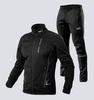 Утеплённый лыжный костюм 905 Victory Code Speed Up Black A2 без лямок мужской