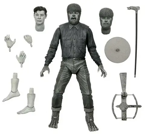 Фигурка Человек-волк 1941 черно белая версия Universal Monsters