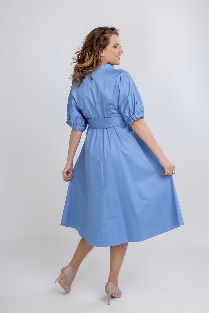 Фото платье для беременных GEMKO от магазина СкороМама, светло-голубой, размеры.