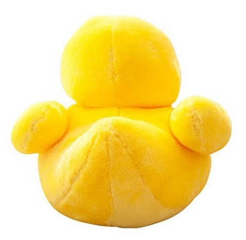 Желтая утка мягкая игрушка