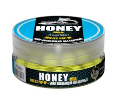 Бойлы насадочные плавающие Sonik Baits HONEY Fluo Pop-ups 11мм 50мл (Мед)