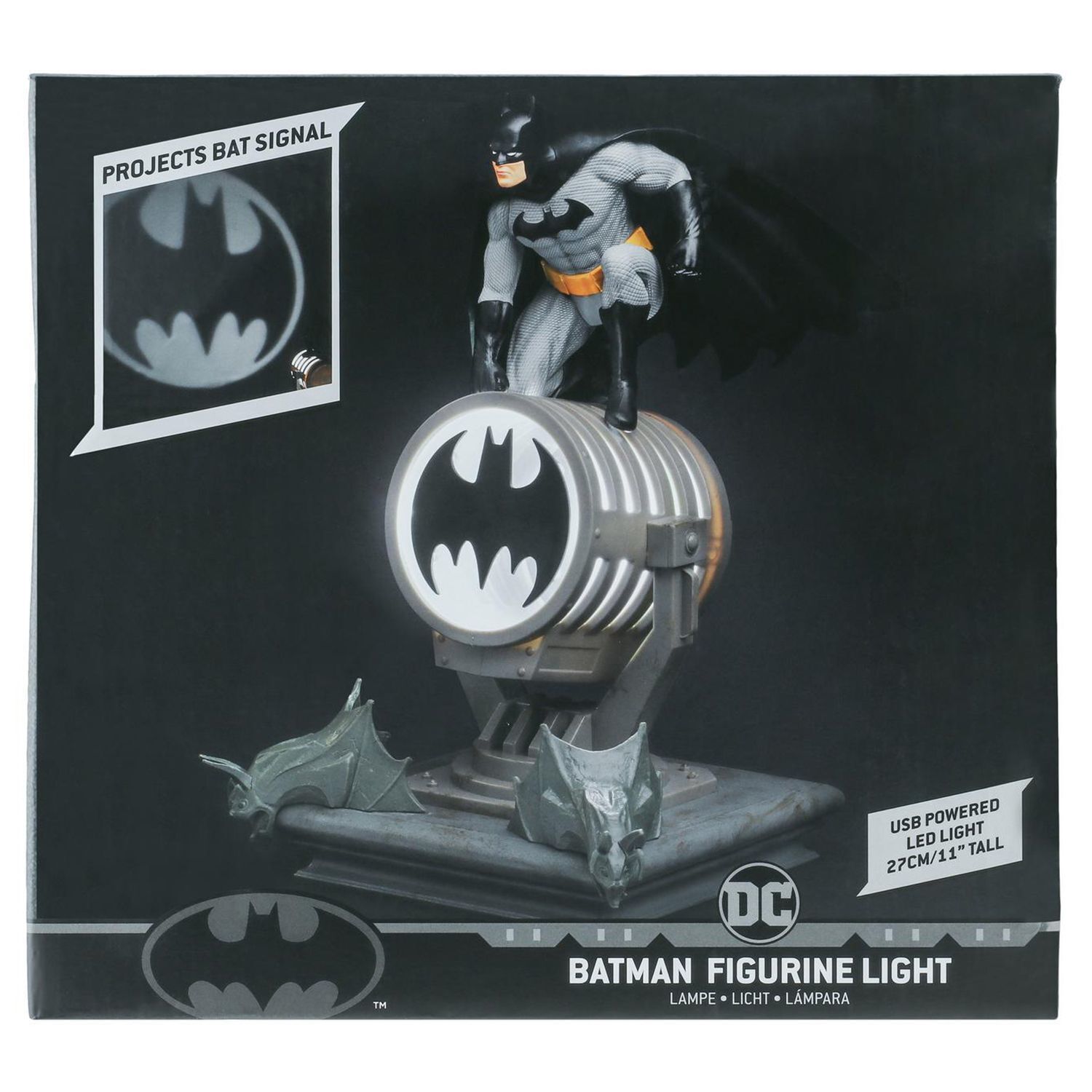 Светильник DC. Batman Figurine Light (Бэтмен на бэт-сигнале) – купить за  6490 руб | Чук и Гик. Магазин комиксов