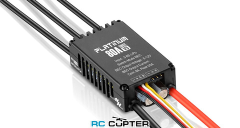ESC регулятор мотора Hobbywing Platinum 80A V5 3-8S
