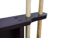 Киевница настенная универсальная из ясеня (цвет махагон, 89 х 63 х 9 см)