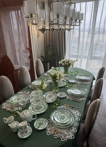 Суповая тарелка First Lady Зеленый сад