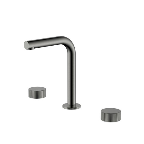 Boheme 152-GM.3 Смеситель на столешницу STICK LINEA на 3 отв. Gun Metal