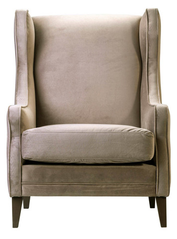 Кресло Модерн 1 Серебряный дождь, Материал каркаса - Массив бука, Тип обивочной ткани - Микровелюр,
