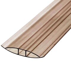 Профиль НР 4-6 мм соединительный POLYPLAST бронзовый 6м