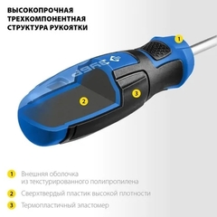 ЗУБР Компакт-47, 47 шт, отвертка-битодержатель с насадками, Профессионал (25283-H47)