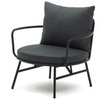 Bramant Кресло из стали с черной отделкой
