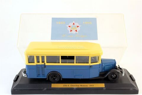 ZIS-8 urban bus 1945-1995 50th anniversary WWII 1:43 Miniclassic