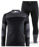Комплект термобелья Craft Baselayer Black/Grey мужской