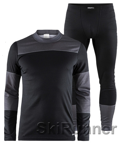 Комплект термобелья Craft Baselayer Black/Grey мужской