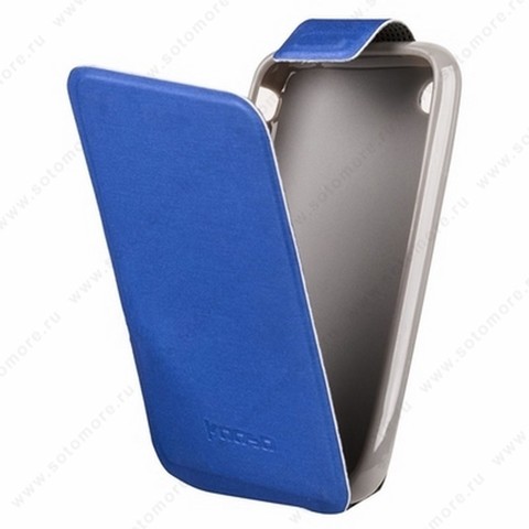 Чехол-флип Kooso Melkco для iPhone 3Gs/ 3G - Kooso Koka Flip case Dark Blue