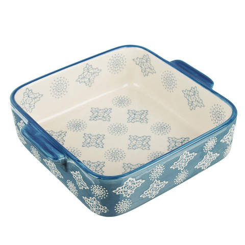 Baking dish 18х15cm, ceramic heat-resist.