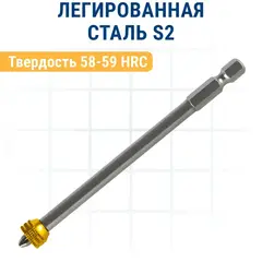 Бита отверточная с магнитным кольцом ПРАКТИКА 