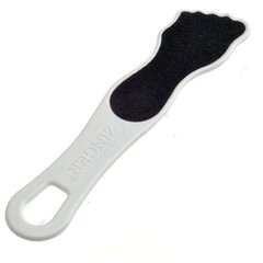 ZINGER Терка для ног RA-18 абразив 2-х сторонняя 100*180  белая /стопа/