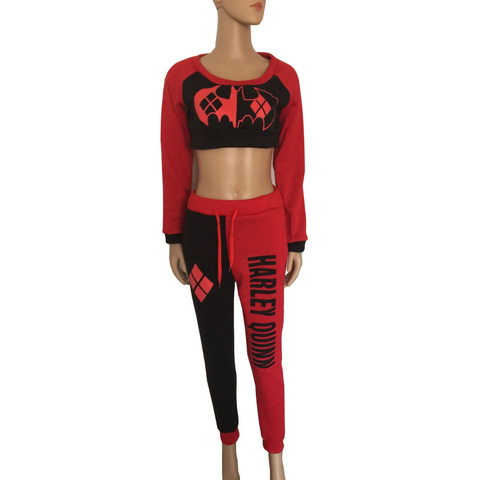 Харли Квинн спортивный костюм — Harley Quinn tracksuit women