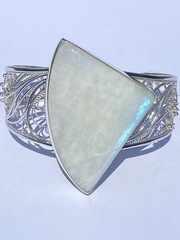 Лунный (браслет из серебра)