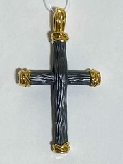 Крест Ч (подвеска из серебра)