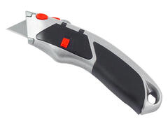 19-0-103 Резак с выдвижным лезвием EXCLUSIVE, 19 мм, HCS, 5 лезвий, корпус из Zn сплава (РемоКолор)